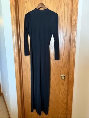 Meshki Black Long Sleeve Maxi Dress
